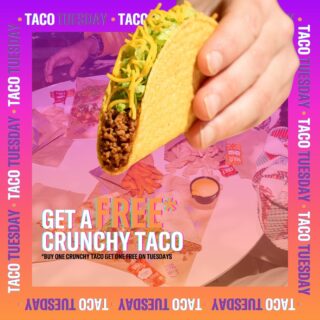Today is Taco Tuesday! 🌮 Grab your chance and visit one of our locations