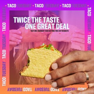 Double the fun with Taco Bell 😄🌮